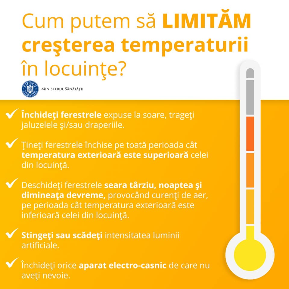 recomandari temperatura